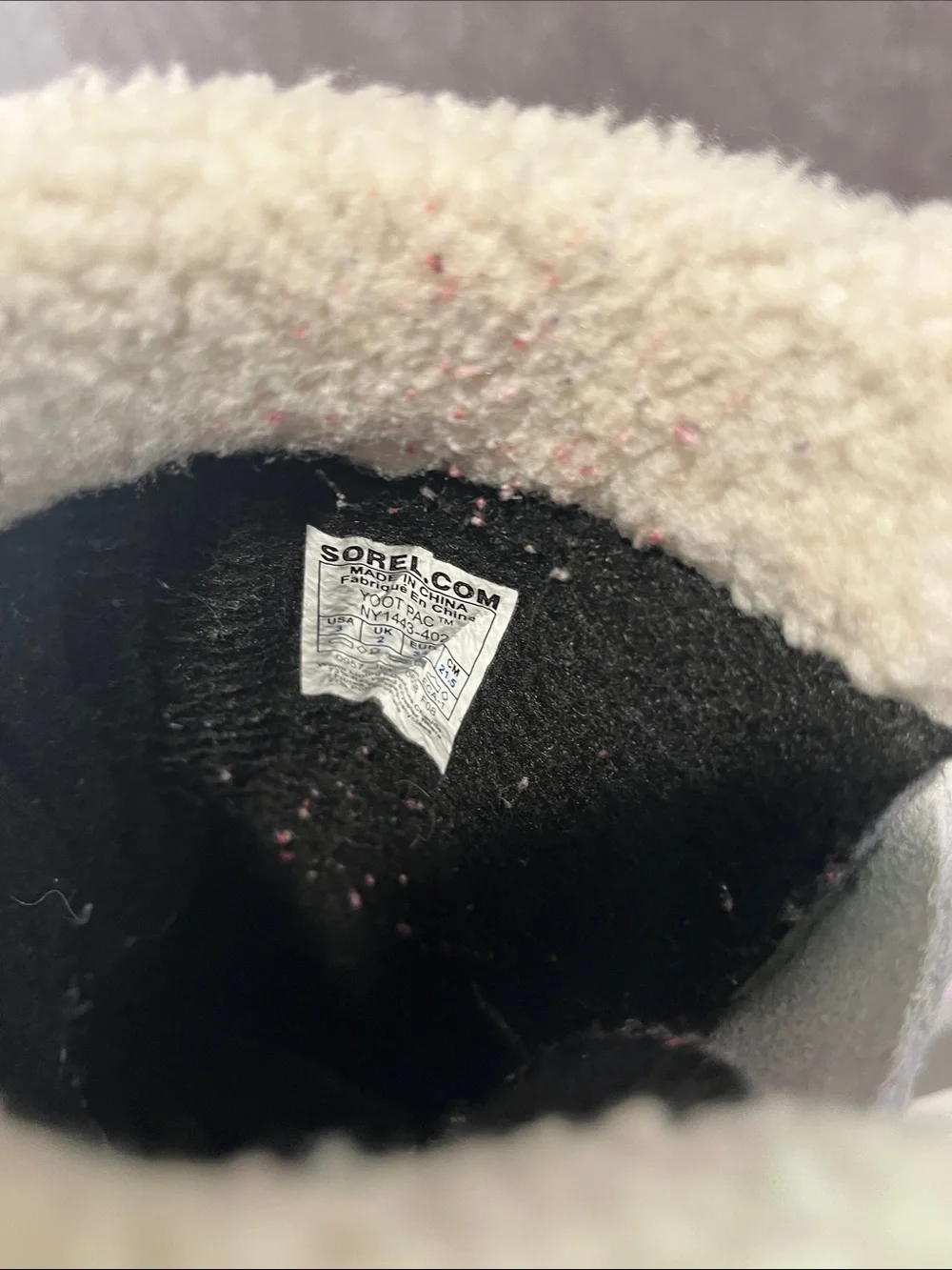 Sorel warm faux